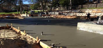 New Home plumbing slab pour