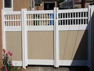 5 Ft H 2 Tone Double Gate