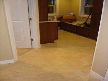 elect. radiant heatmat floor