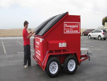Lifting the lids on a 6 yard dumpster