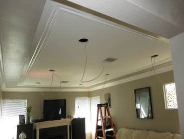 Recess light installation
