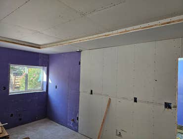 Fine Design Remodeling resume painting, frame, tile, cabinet install, shower, more.
