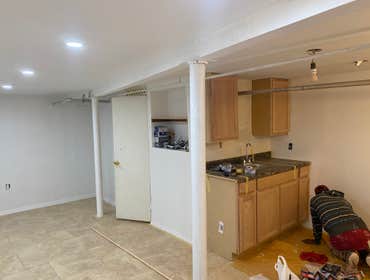 Photos by Citypro Contracting LLC #4 New framing, recess lighting, drywall hanging, painting, tiles installation, kitchen cabinets and backsplash