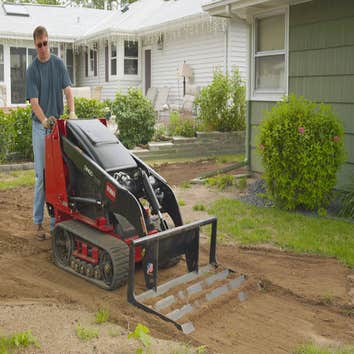 Toro Dingo with leveler.