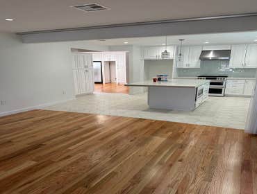 Before: Installing Hardwood Flooring in Kitchen
