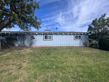 Exterior House Painting and Siding Repair Arcadia CA Complete exterior renovation to include full surface preparation and protection, siding repair and