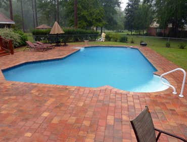 Inground vinyl liner pool These are just a couple of the inground vinyl pools that Paragon Pools has built in the North Central Florida area.
We woul