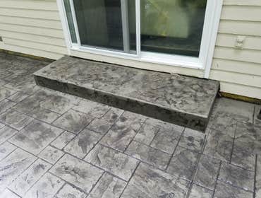 Photos by Starlake Advance Contractor Ll #3 A stamp concrete patio