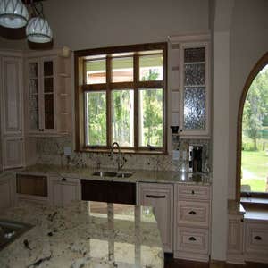 Kitchen and bathroom