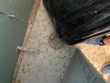 Bathroom Remodel House in Hurst got bathroom demolition, water lines modify to fit new shower, and tile as customer requested