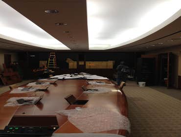 board room, lighting, wiring