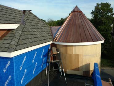 Copper turret