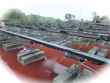 Installations Green Stock Solar ground-mounts and installations on comp, tile, and metal roofs!