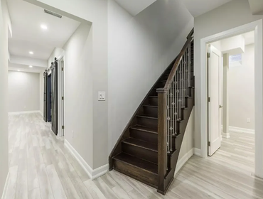 Vinyl Installation, Stair's remodeling, and Doors installation