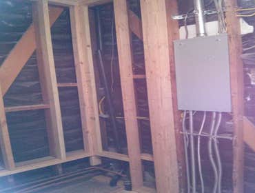 Michael Lucero Dba Electrical Design And Maintenance Project 200 amp flush mounted panel, Kitchen remodel, room addition, recessed lighting, undergroun