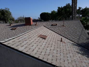 Owens Corning Roof System Owens Corning Preferred Contractor 10 year Labor 50 Year Material Warranty, in Terra Cotta True Definition Shingles installed