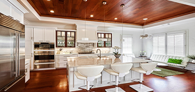 Kitchen and Bath Beautiful Kitchen remodeling. We've added a bonus for the homeowner: free cleaning and organizing.