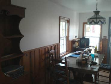 the weeds project this job included kitchen n dinning room demolition down to studs and then totally remodeled .