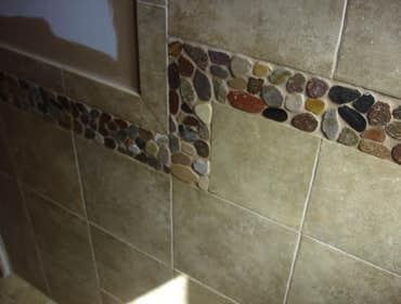 shower to wainscoat transition