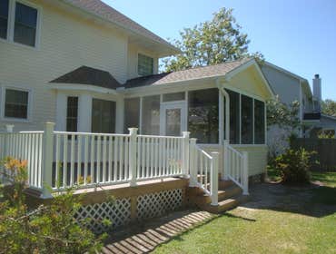 Classic Carpentry Llc Project Screen porch and deck addition