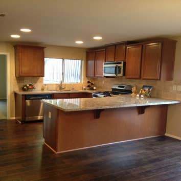 Mountain West Construction Group Inc Project Kitchen Remodel for Golden Moss Properties in Newbury Park, CA.