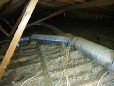 Ducting was undersized