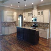 Kitchen in a custom build home