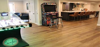 Ijamsville basement remodel by Talon Construction