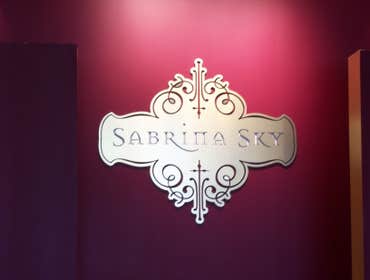 Reception sign