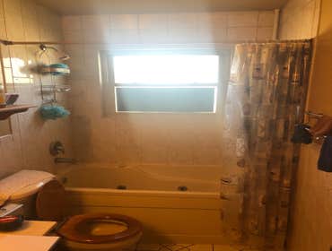 Photos by Allied Innovation Group #1 Examples of our flooring repair/refurbishment and bathroom remodeling at multiple locations
