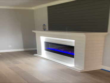 Custom build fireplace