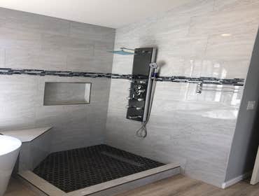 Photos by Sami And Sons Remodeling #4 Complete master bathroom remodel, clean and airy look