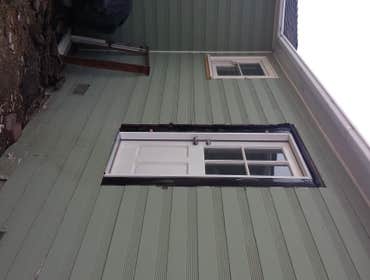 Window to Door with Porch - During
