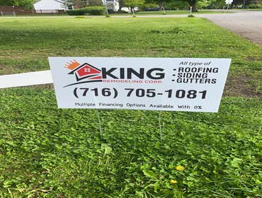 Photos by King Remodeling Corp #1 **Framing**
- The first image shows extensive demolition, suggesting removal of old structural elements, possibly to 
