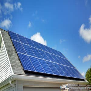 Solar Installation on Roof Top Here is an example of an array on a garage.