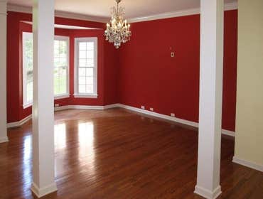 new paint refinished flooring