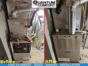Photos by Quantum Comfort Heating and Cooling #2 Project Description – Gas Furnace, AC & Coil Installation (Carrier System)
This Lexington homeowner n