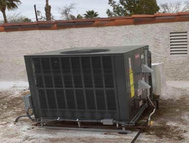 OUT WITH THE OLD, IN WITH THE NEW GOODMAN PACKAGE UNIT