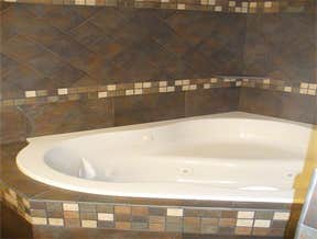 Custom Porcelain tile install