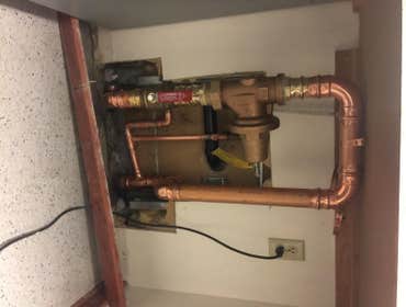 Plumbing job New prv and valve replacement
