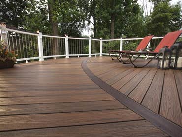 Photo(s) from American Deck Inc Trex Transcends Spiced Rum Three Season Porch Enclosure, Towson MD