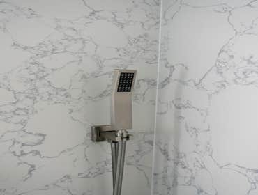 Berkeley Hill Bathroom Remodel Complete bathroom remodel. Shower has full length granite slabs.