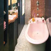 A shell collector's bathroom