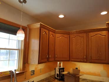 Custom cabinet Install