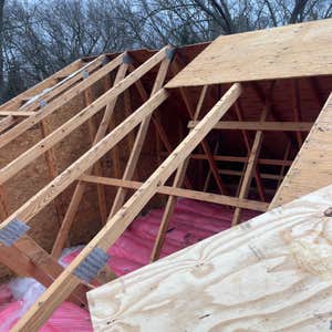 Photos by Barrios Constructions LLC #1 Osb board replacement and installation of new shingles