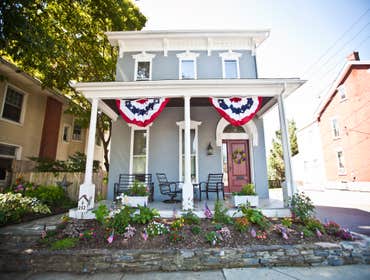 Exterior Restoration We Restored the outside of this main street home in Ephrata, PA. Replaced all the trim with composite.