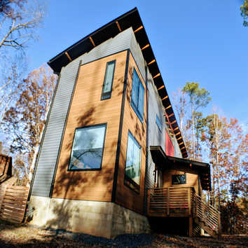 Modern Hillside House
