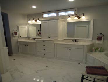 Project photos from Cadillac Tile Company L L C Here we have a good example of before[left side] and after photos, This is just a very small sample of 