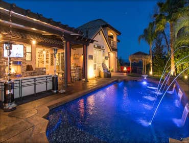 Photos from Backyard Escapes Pool with Lighted Laminar Water Features
