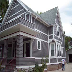 New Creation Painting Project Exterior painting of historic home near Astor Park in Green Bay, WI